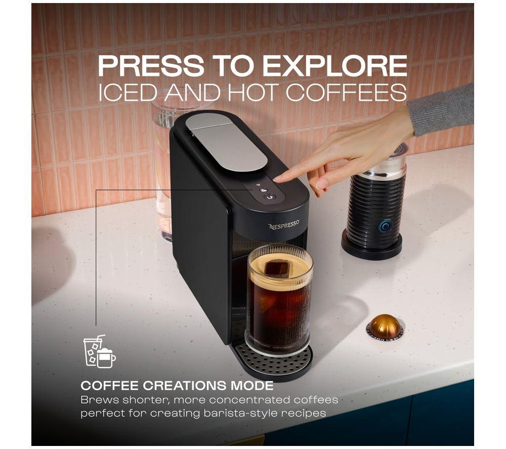 NESPRESSO by Krups Vertuo Up XN9408G0 Smart Pod Coffee Machine - Black image number 2 of 14