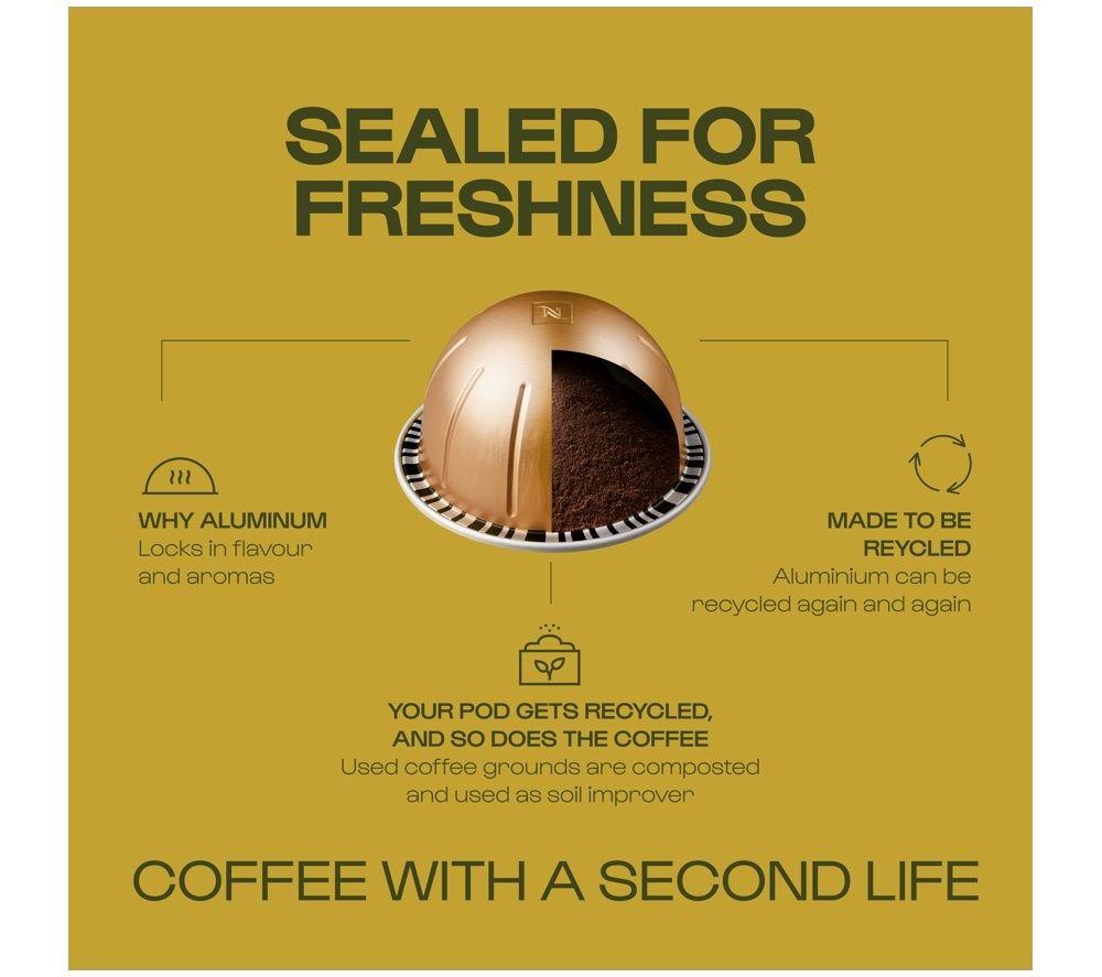 NESPRESSO by Krups Vertuo Up XN9408G0 Smart Pod Coffee Machine - Black image number 6 of 14