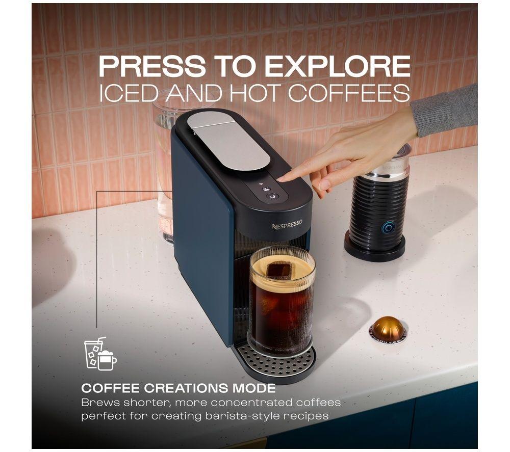 NESPRESSO by Krups Vertuo Up XN9404G0 Smart Pod Coffee Machine - Blue image number 5 of 15
