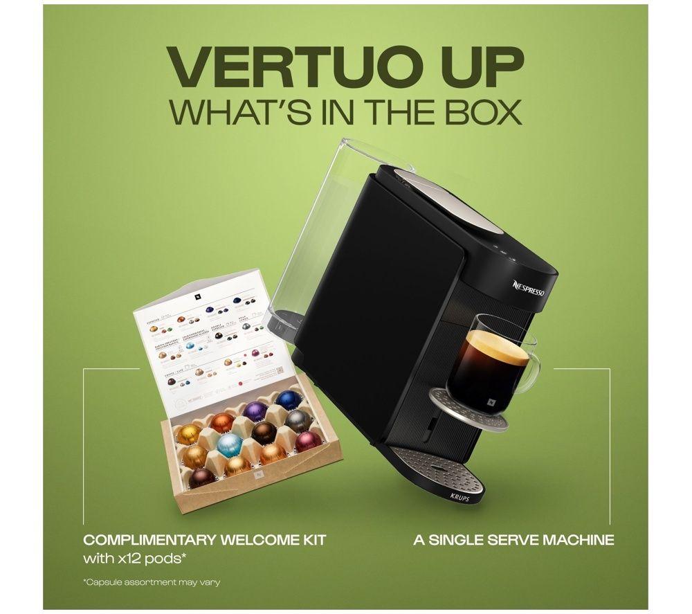 NESPRESSO by Krups Vertuo Up XN9404G0 Smart Pod Coffee Machine - Blue image number 15 of 15