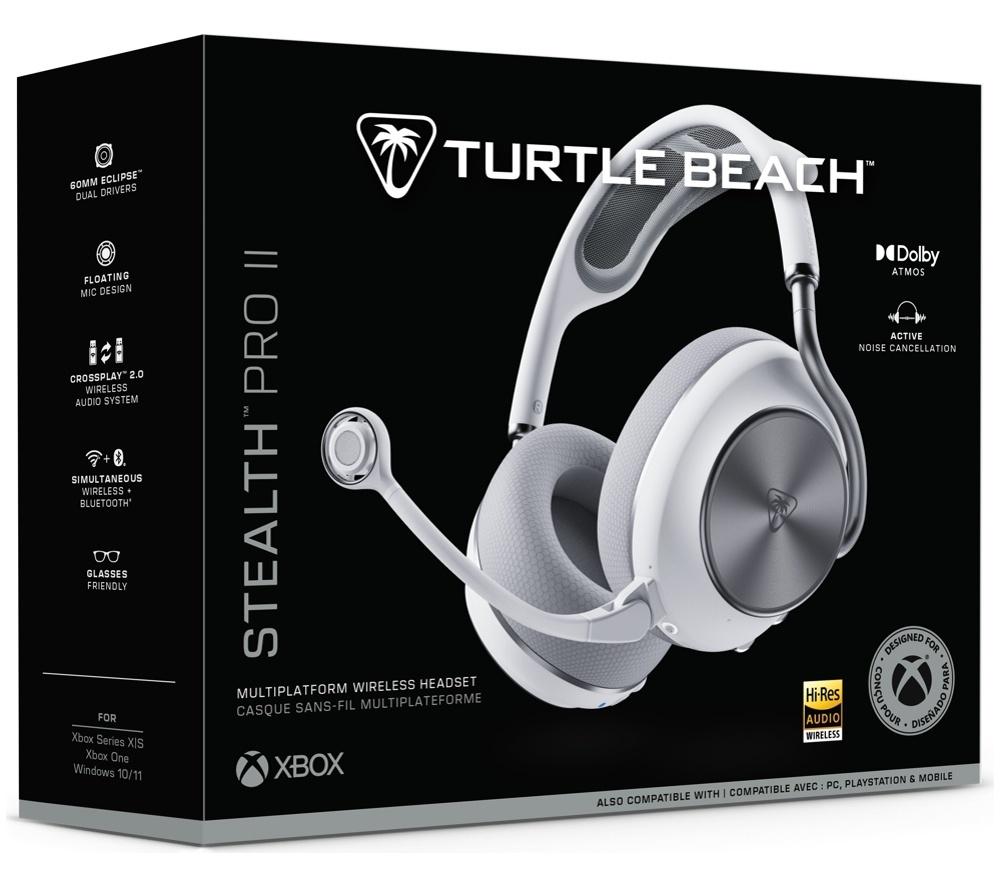 TURTLE BEACH Stealth Pro II Wireless Gaming Headset - White image number 2 of 19