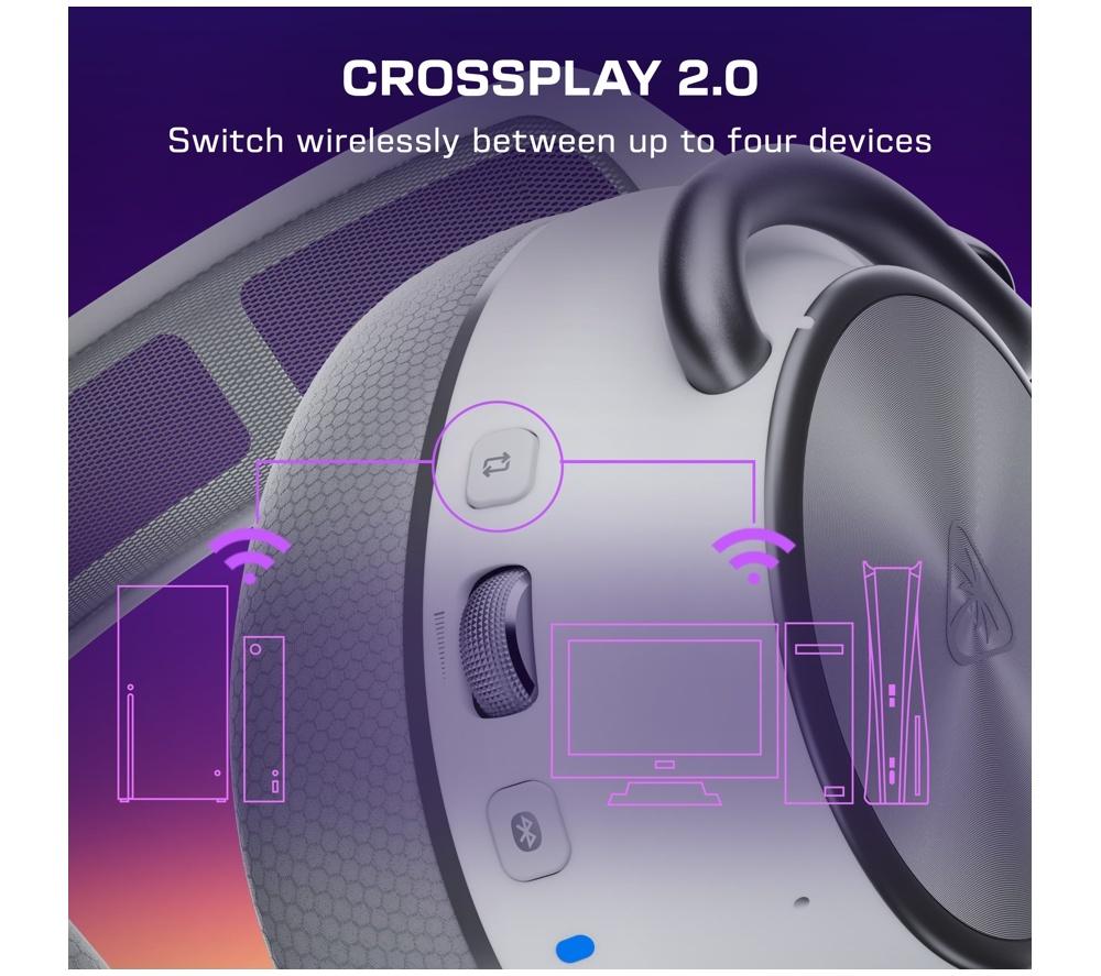 TURTLE BEACH Stealth Pro II Wireless Gaming Headset - White image number 7 of 19