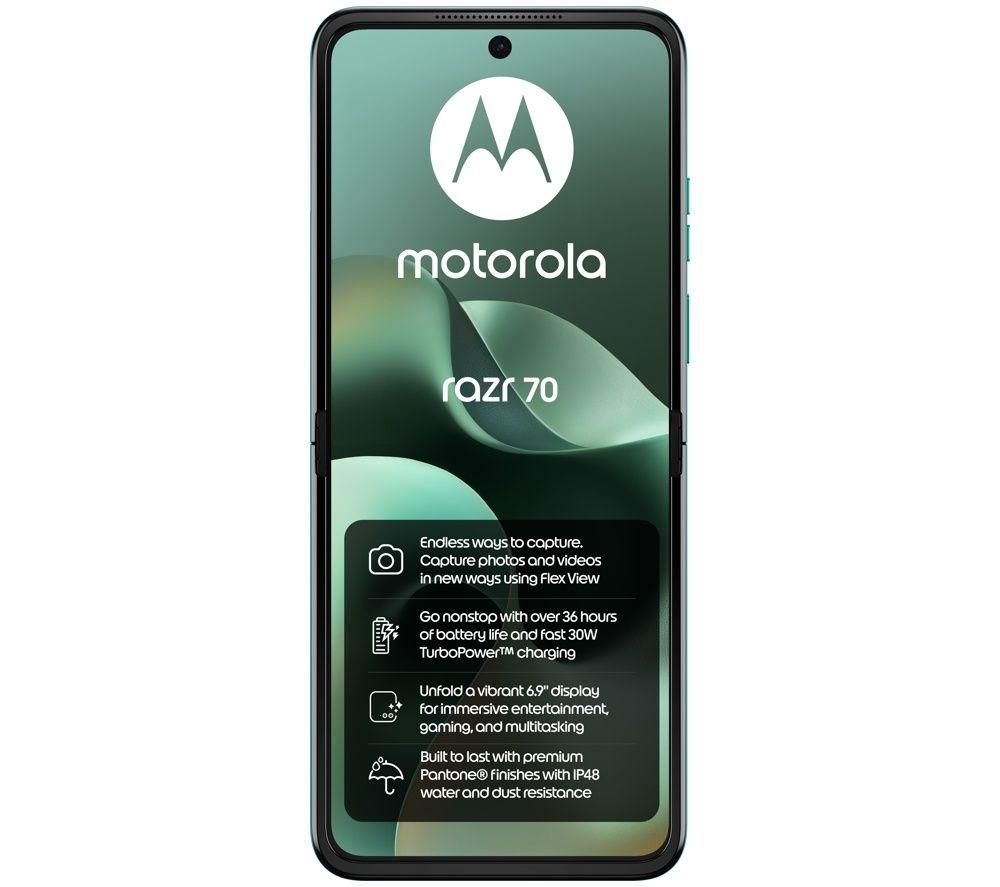 MOTOROLA Razr 70 Â– 256 GB, Sporting Green