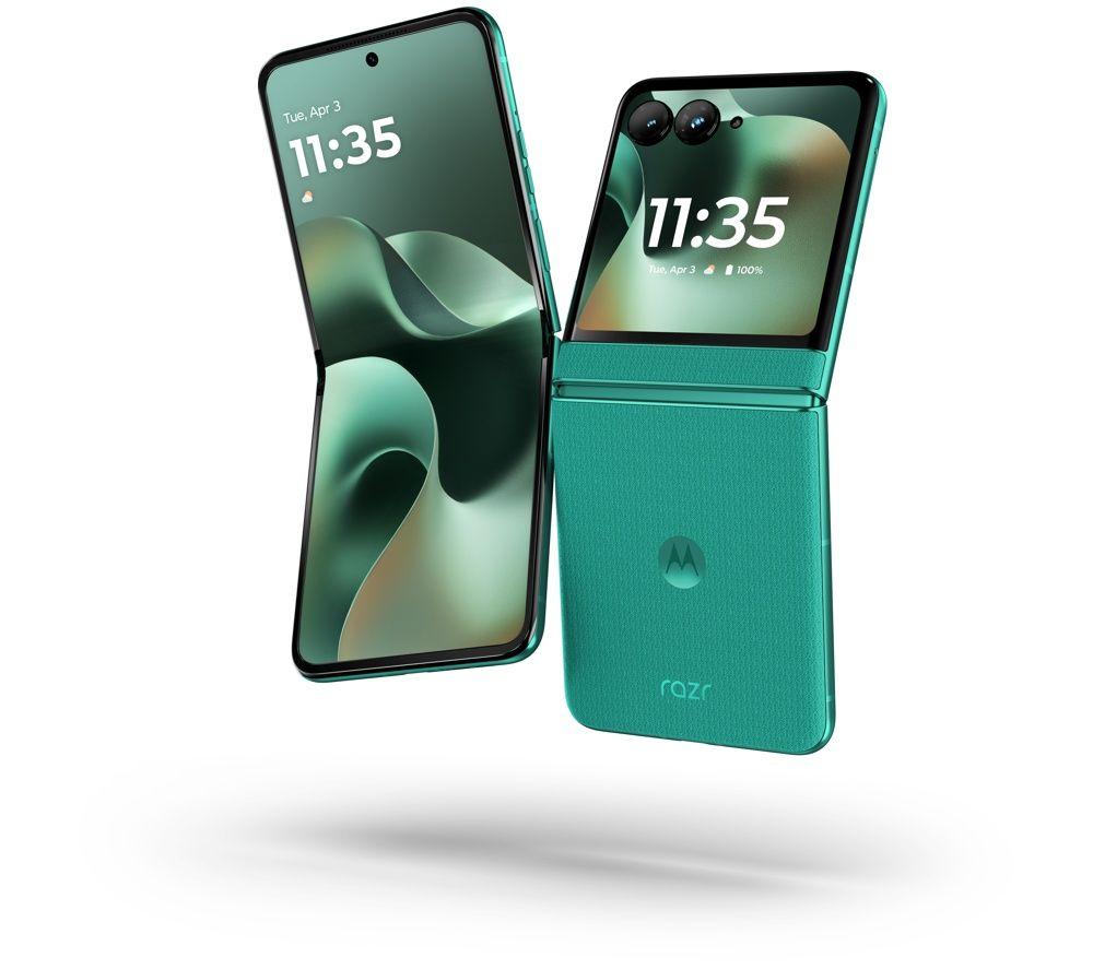 Buy MOTOROLA Razr 70 – 256 GB, Sporting Green | Currys