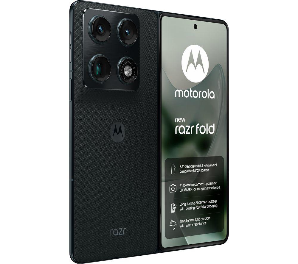 MOTOROLA RAZR Fold - 512 GB, Blackened Blue image number 2 of 10