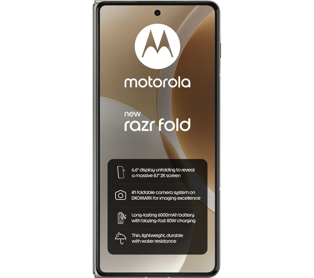 MOTOROLA RAZR Fold - 512 GB, Lily White image number 6 of 10