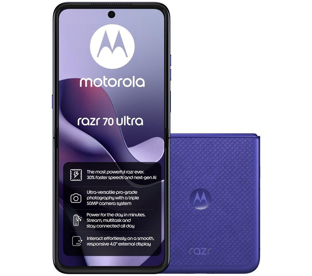 MOTOROLA Razr 70 Ultra - 512 GB, Orient Blue