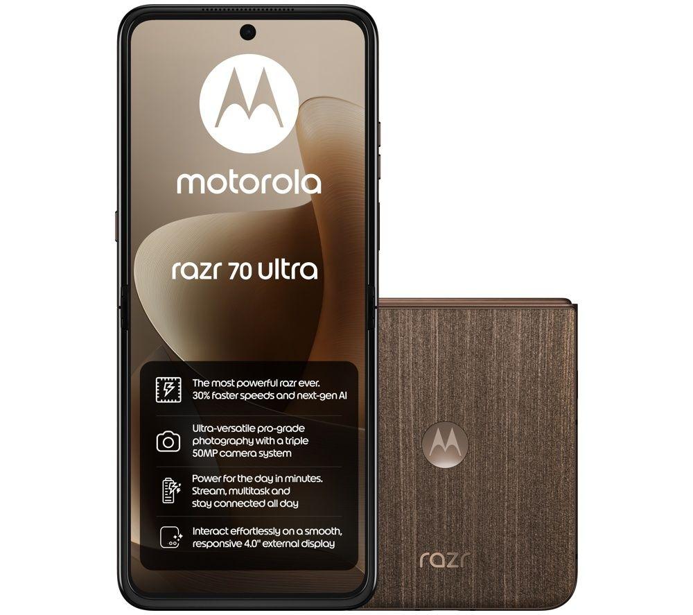 MOTOROLA Razr 70 Ultra - 512 GB, Wood
