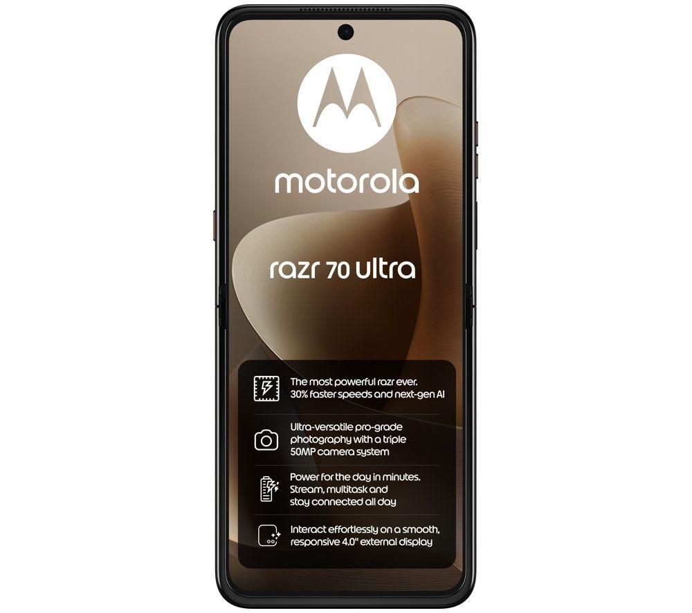MOTOROLA Razr 70 Ultra - 512 GB, Wood image number 2 of 10