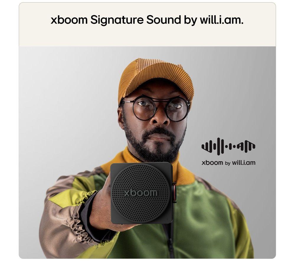 LG xboom Mini Portable Bluetooth Speaker - Black image number 5 of 10