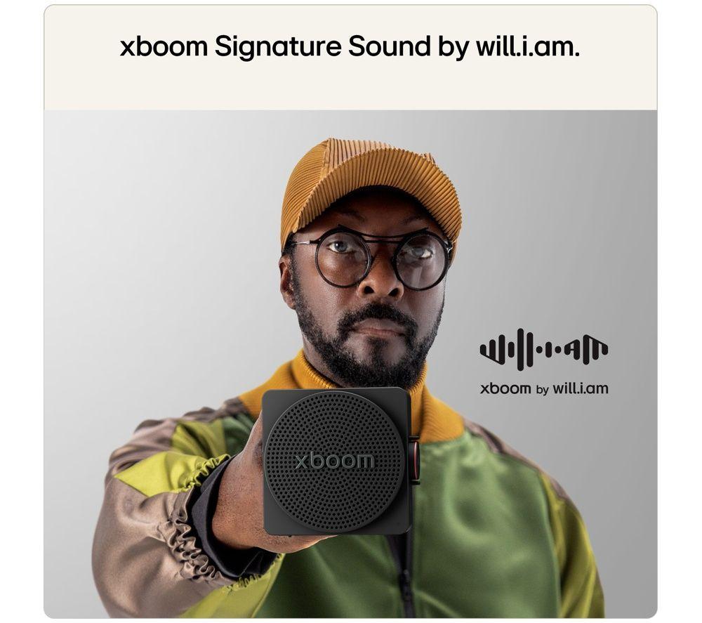 LG xboom Mini Portable Bluetooth Speaker - Grey image number 4 of 6