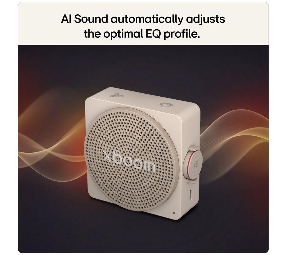 LG xboom Mini Portable Bluetooth Speaker - Grey image number 6 of 6