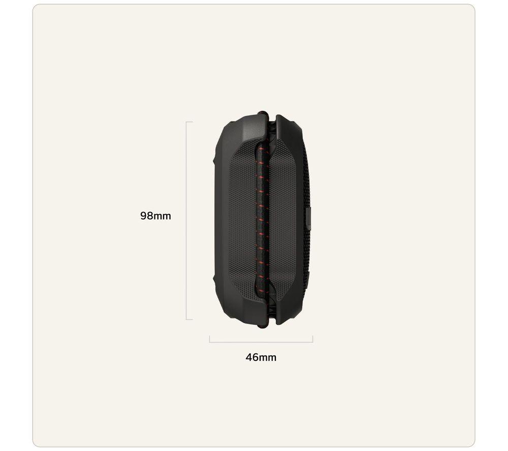 LG xboom Rock Portable Bluetooth Speaker - Black image number 10 of 10