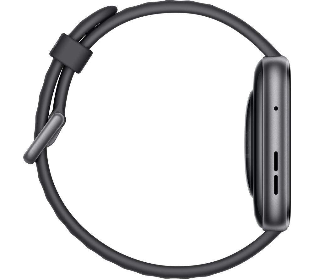 HUAWEI Watch Fit 5 - Black Aluminium Alloy with Black Fluoroelastomer Strap image number 3 of 12