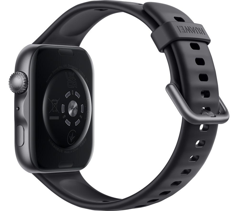HUAWEI Watch Fit 5 - Black Aluminium Alloy with Black Fluoroelastomer Strap image number 5 of 12