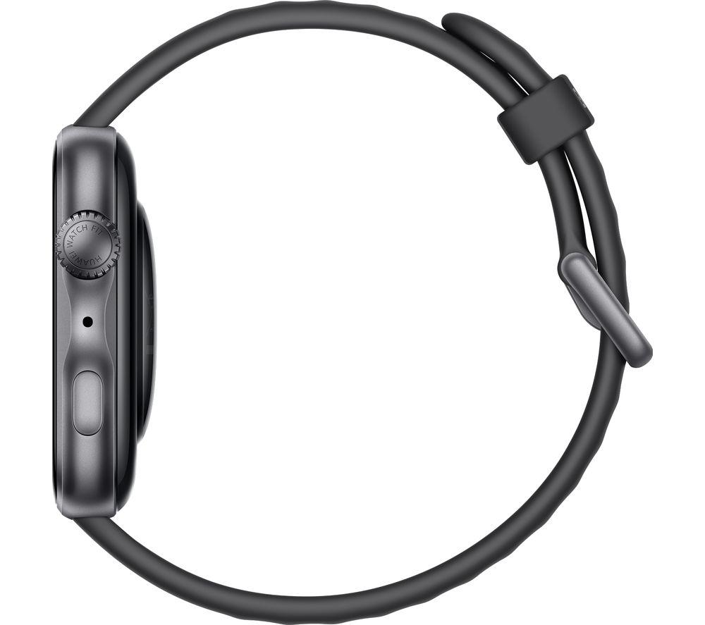 HUAWEI Watch Fit 5 - Black Aluminium Alloy with Black Fluoroelastomer Strap image number 6 of 12