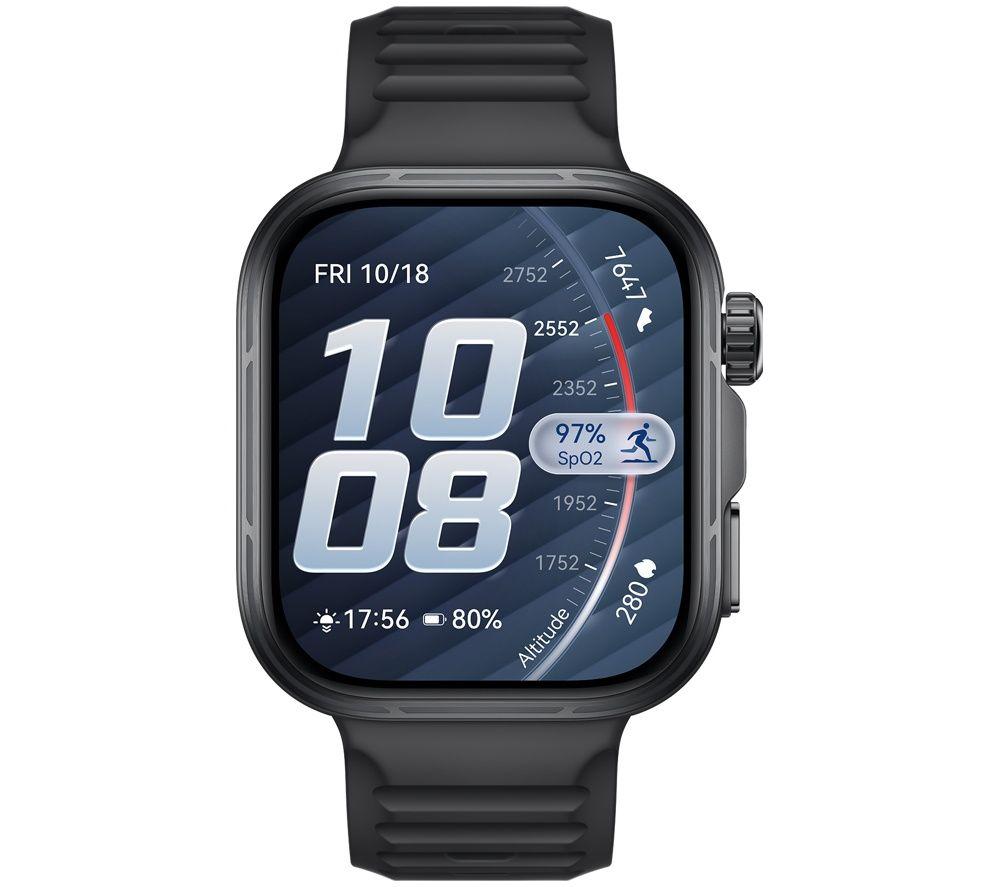 HUAWEI Watch Fit 5 Pro - Titanium Black with Black Fluoroelastomer Strap image number 11 of 13