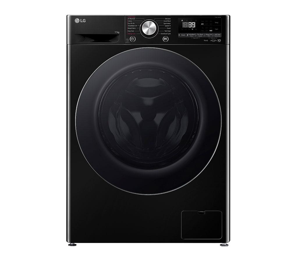LG ELCTRNC Series 4 Pro F4Y711NCTN1 WiFi-enabled 11 kg 1400 Spin Washing Machine Ã Black