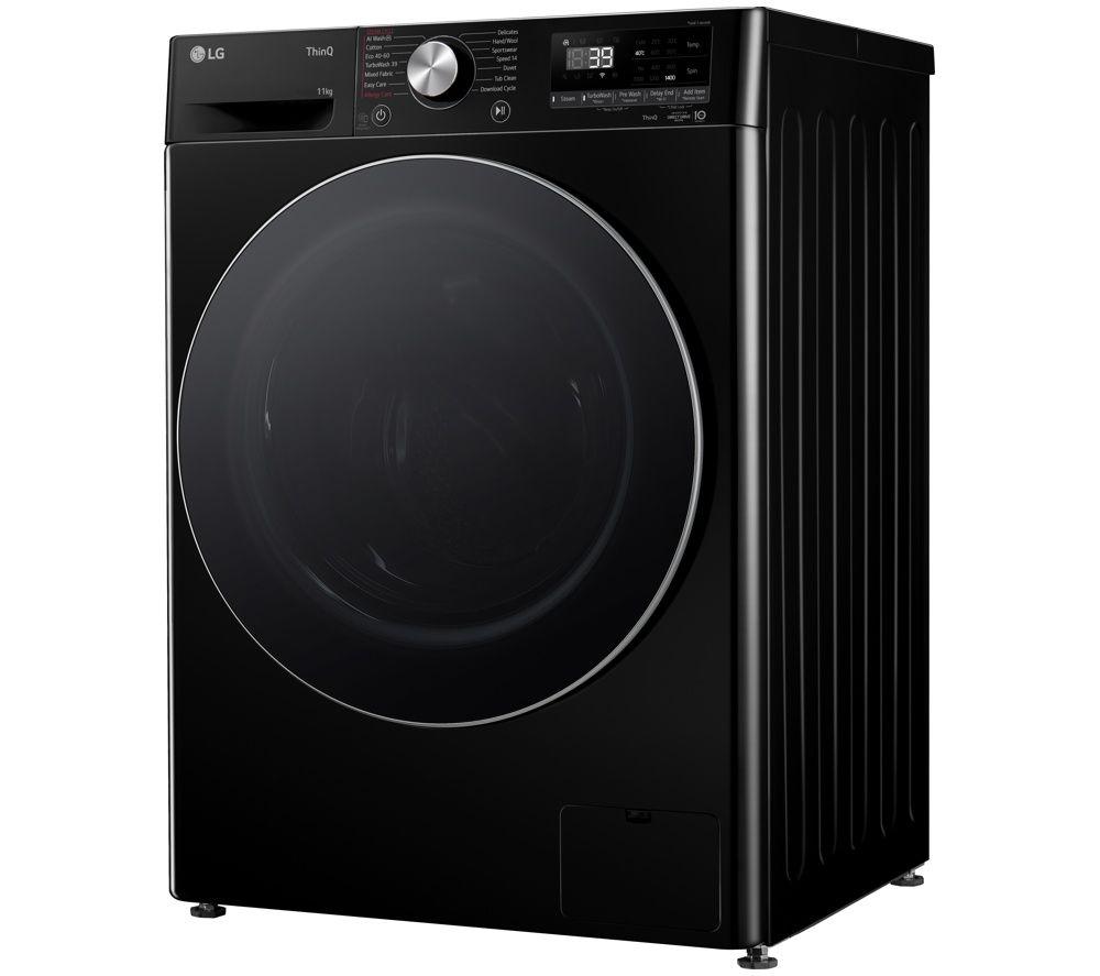LG ELCTRNC Series 4 Pro F4Y711NCTN1 WiFi-enabled 11 kg 1400 Spin Washing Machine &ndash; Black image number 6 of 9