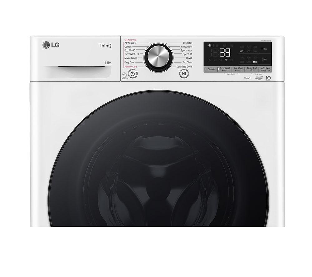 LG Series 4 Pro F4Y711WBTN1 WiFi-enabled 11 kg 1400 Spin Washing Machine &ndash; White image number 14 of 24