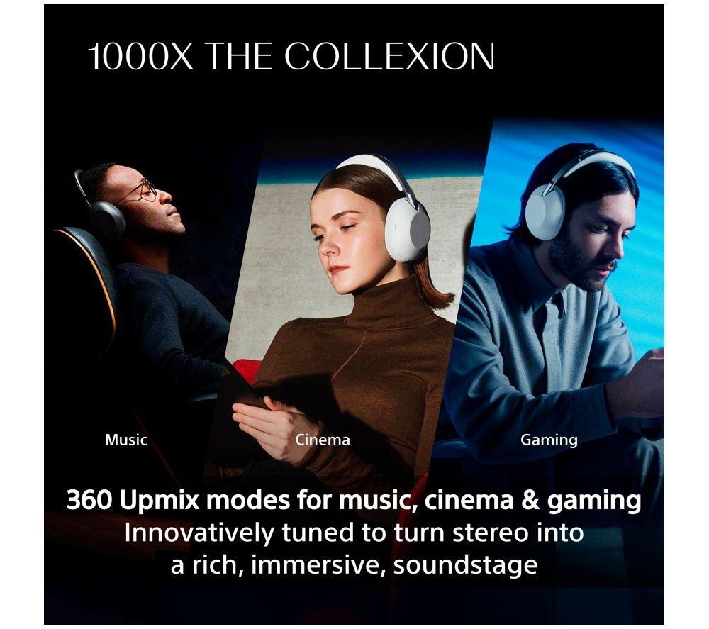 SONY 1000X THE COLLEXION Wireless Bluetooth Noise-Cancelling Headphones - Black image number 4 of 22