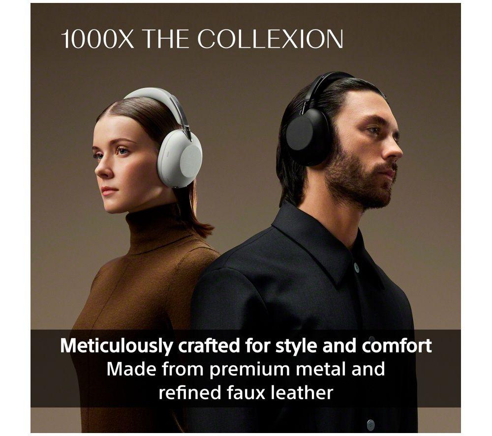 SONY 1000X THE COLLEXION Wireless Bluetooth Noise-Cancelling Headphones - Black image number 5 of 22