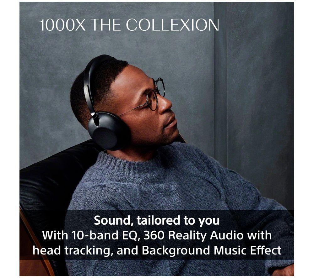 SONY 1000X THE COLLEXION Wireless Bluetooth Noise-Cancelling Headphones - Black image number 8 of 22