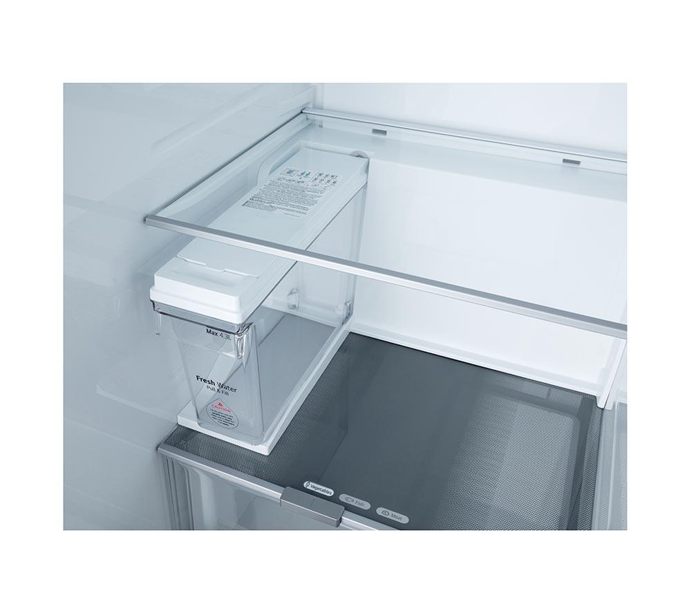 LG InstaView GSXE81PYBE American-Style Smart Fridge Freezer &ndash; Prime Silver image number 12 of 19