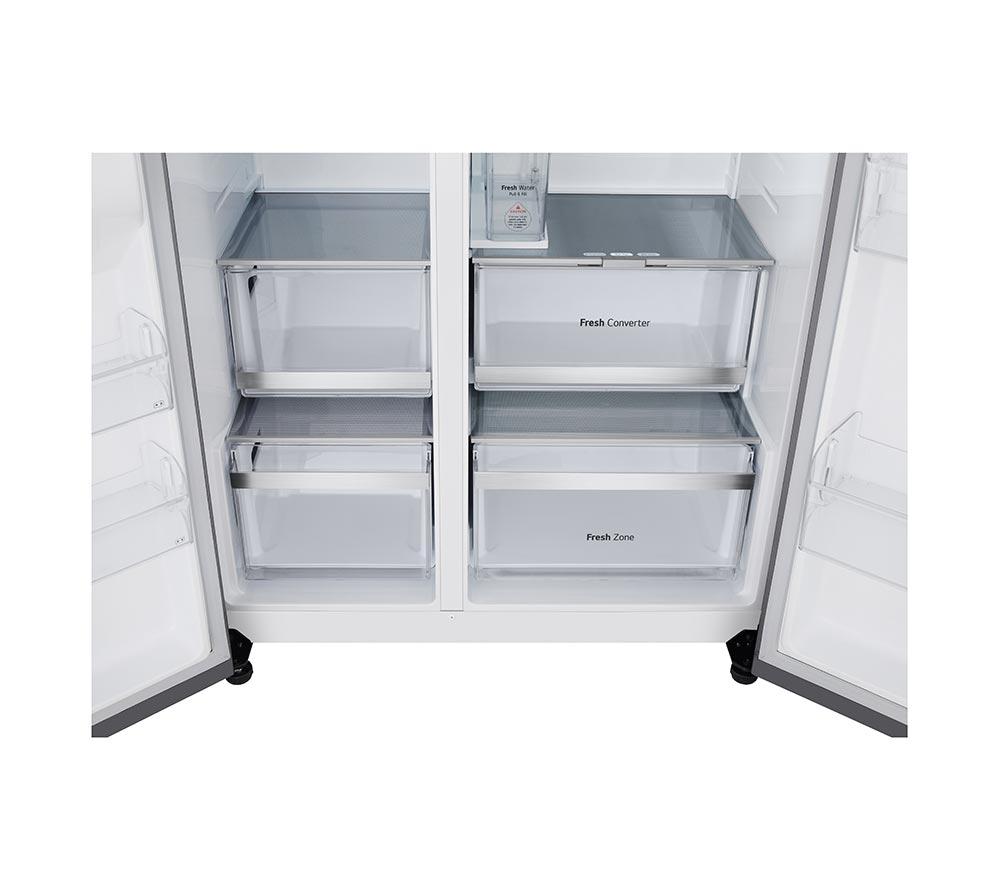 LG InstaView GSXE81PYBE American-Style Smart Fridge Freezer &ndash; Prime Silver image number 13 of 19
