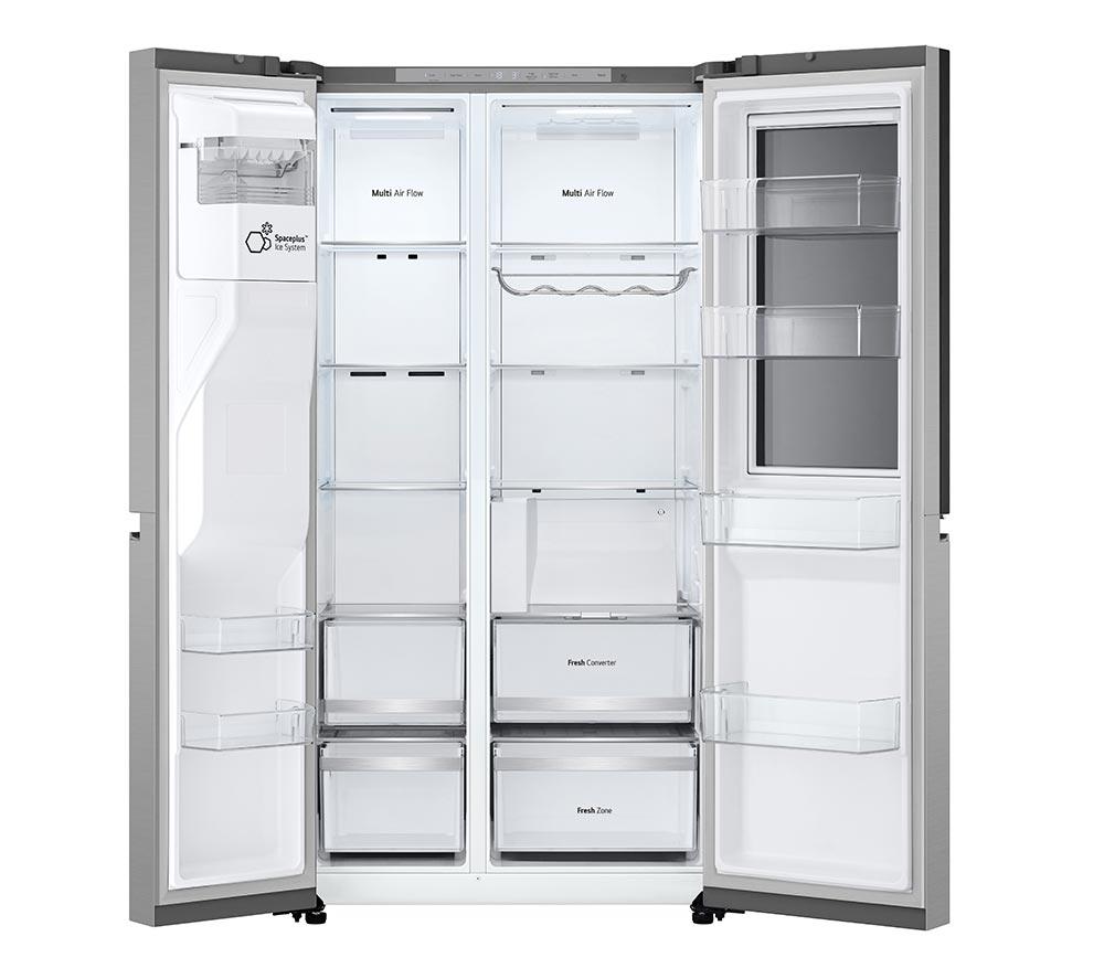 LG InstaView GSXE80PYBE American-Style Smart Fridge Freezer &ndash; Prime Silver image number 10 of 18