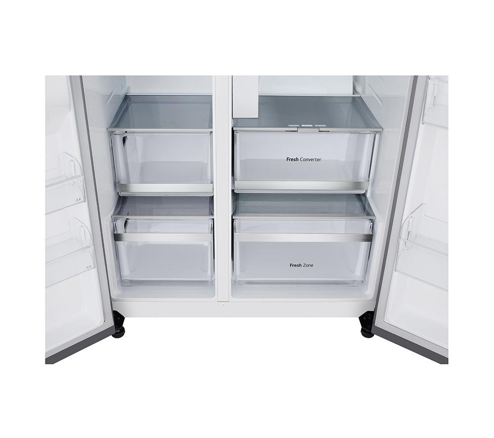 LG InstaView GSXE80PYBE American-Style Smart Fridge Freezer &ndash; Prime Silver image number 12 of 18