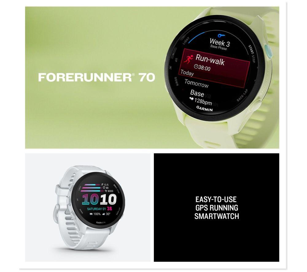 GARMIN Forerunner 70 Sports Watch &ndash; Black, 43 mm image number 4 of 8