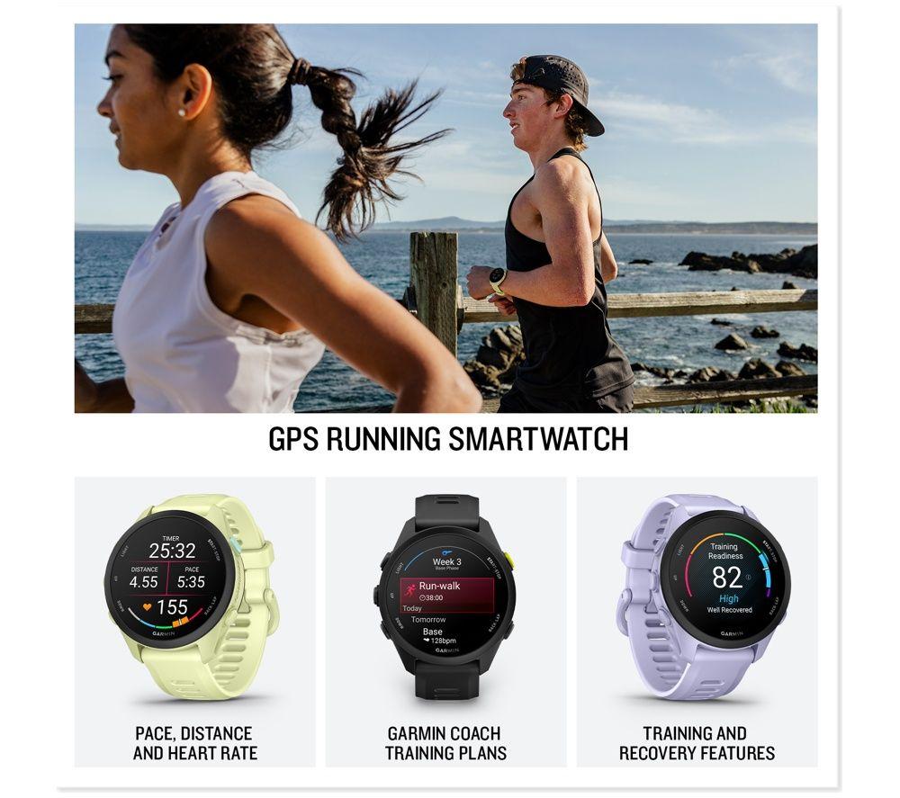 GARMIN Forerunner 70 Sports Watch &ndash; Black, 43 mm image number 5 of 8