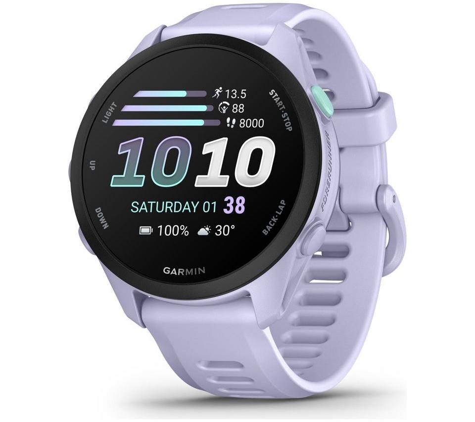 GARMIN Forerunner 70 Sports Watch – Cool Lavender, 43 mm
