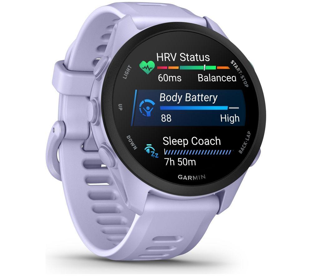 GARMIN Forerunner 70 Sports Watch &ndash; Cool Lavender, 43 mm image number 3 of 20
