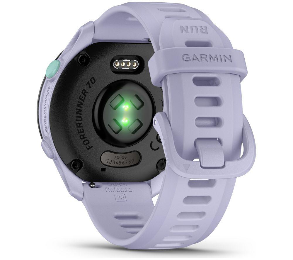 GARMIN Forerunner 70 Sports Watch &ndash; Cool Lavender, 43 mm image number 9 of 20