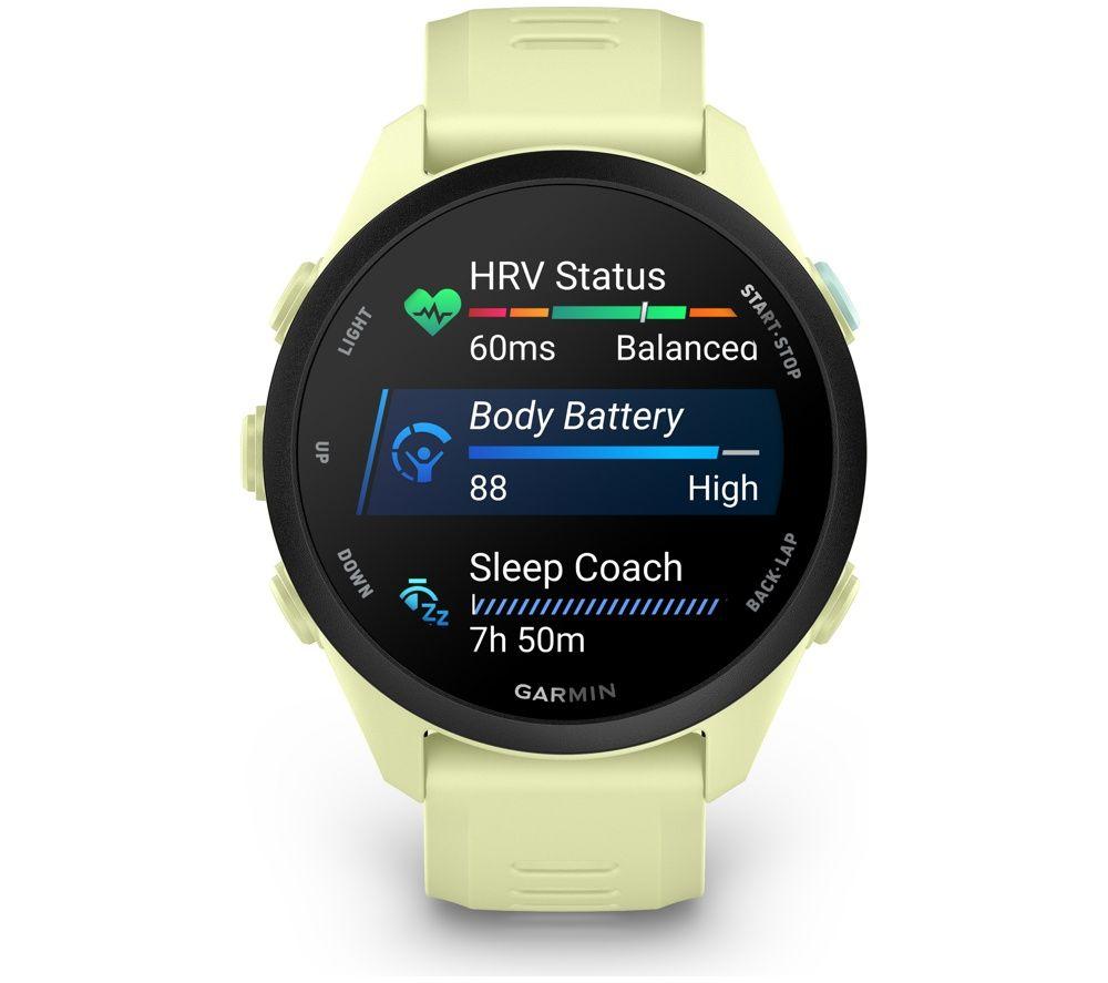 GARMIN Forerunner 70 Sports Watch &ndash; Citron, 43 mm image number 7 of 17