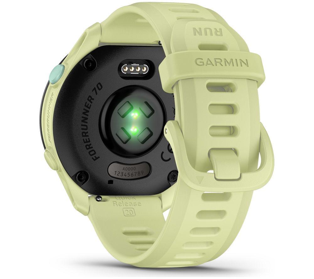 GARMIN Forerunner 70 Sports Watch &ndash; Citron, 43 mm image number 10 of 17