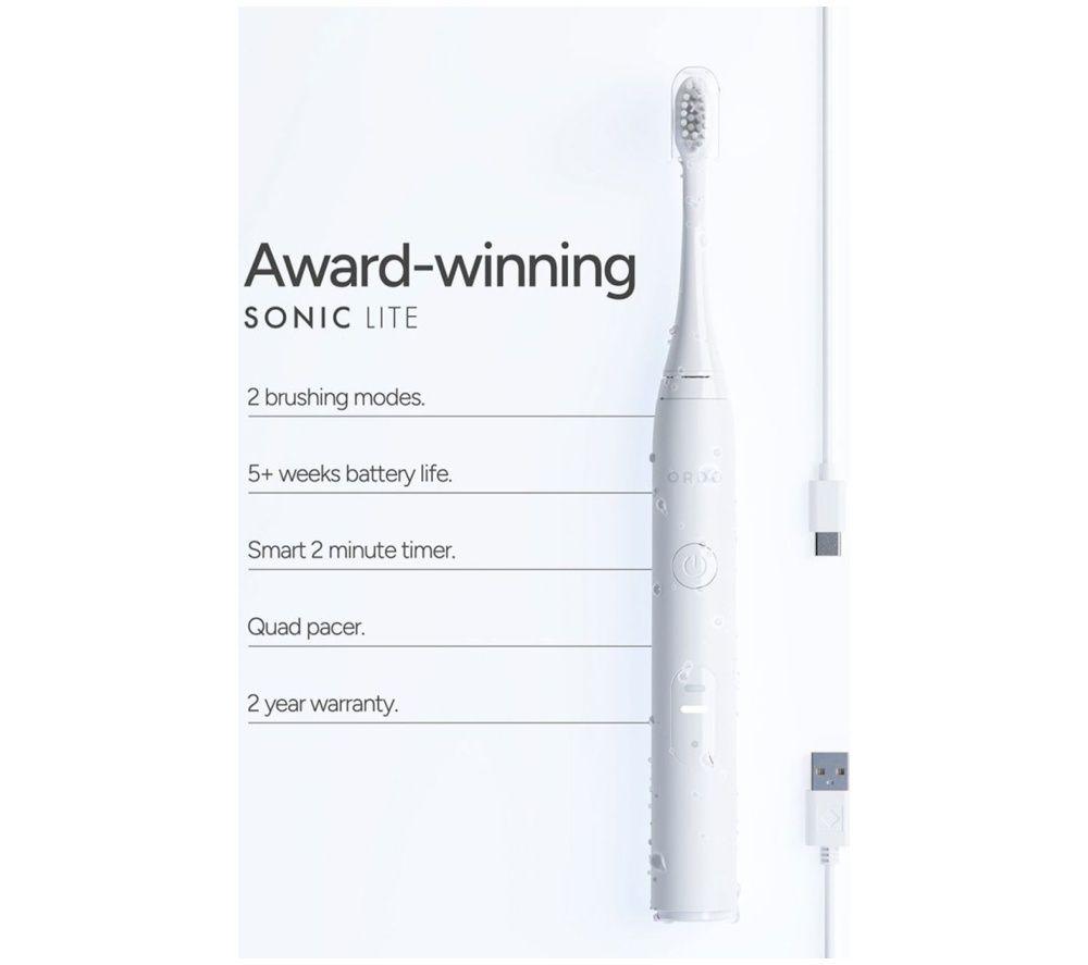 ORDO Sonic Lite Electric Toothbrush - Snow image number 6 of 8