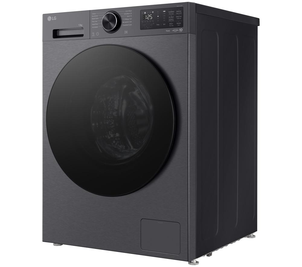 LG Series 5 AI Direct Drive F4X5013TBB 13 kg 1400 Spin Washing Machine - Matte Black image number 15 of 17