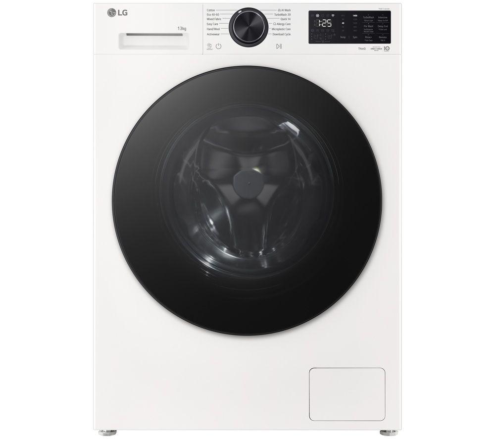 LG Series 5 AI Direct Drive F4X5013TWB 13 kg 1400 Spin Washing Machine - White