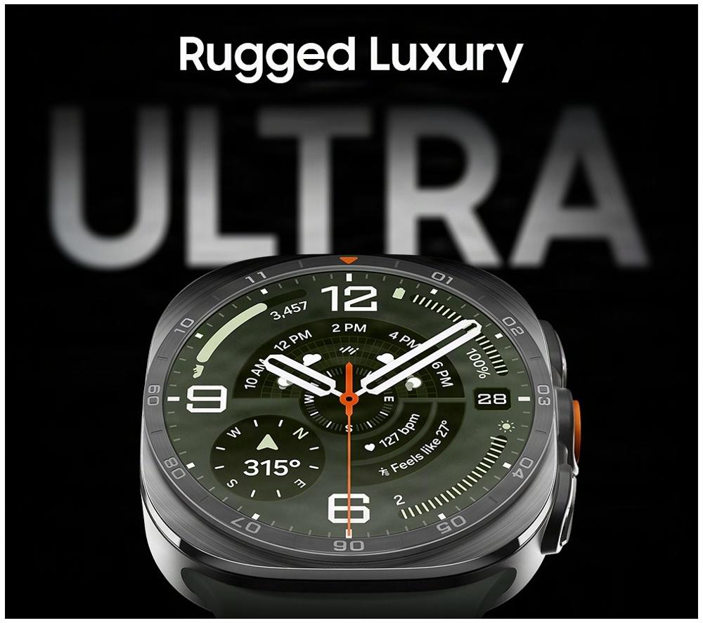 SAMSUNG Galaxy Watch Ultra2 LTE - Titanium Grey, 47 mm image number 2 of 13