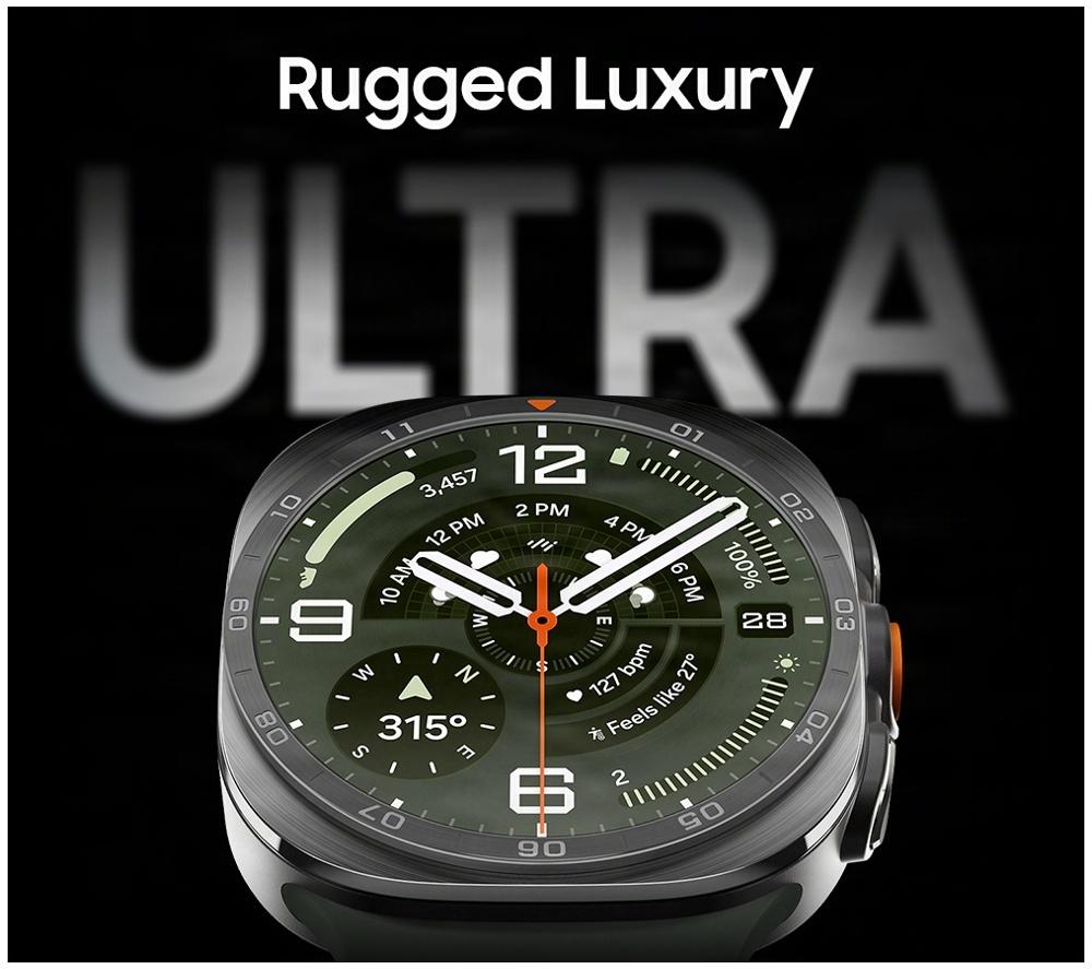 SAMSUNG Galaxy Watch Ultra2 LTE - Titanium Silver, 47 mm image number 2 of 13