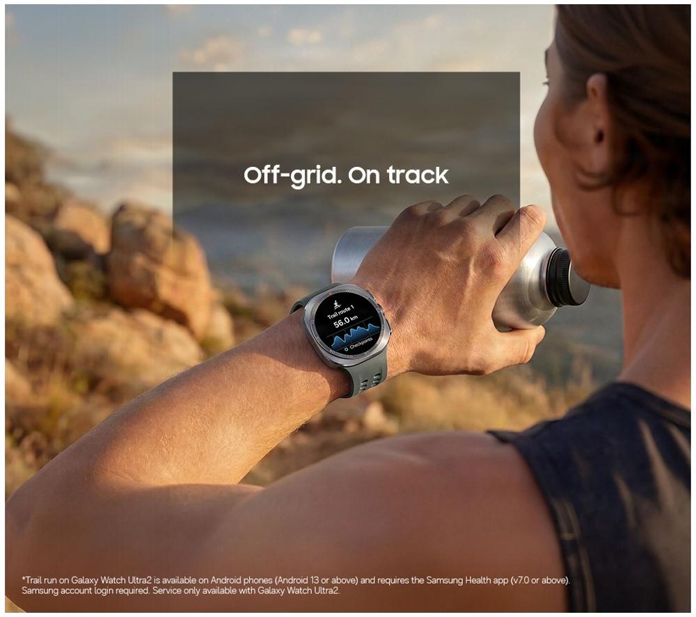 SAMSUNG Galaxy Watch Ultra2 LTE - Titanium Silver, 47 mm image number 6 of 13