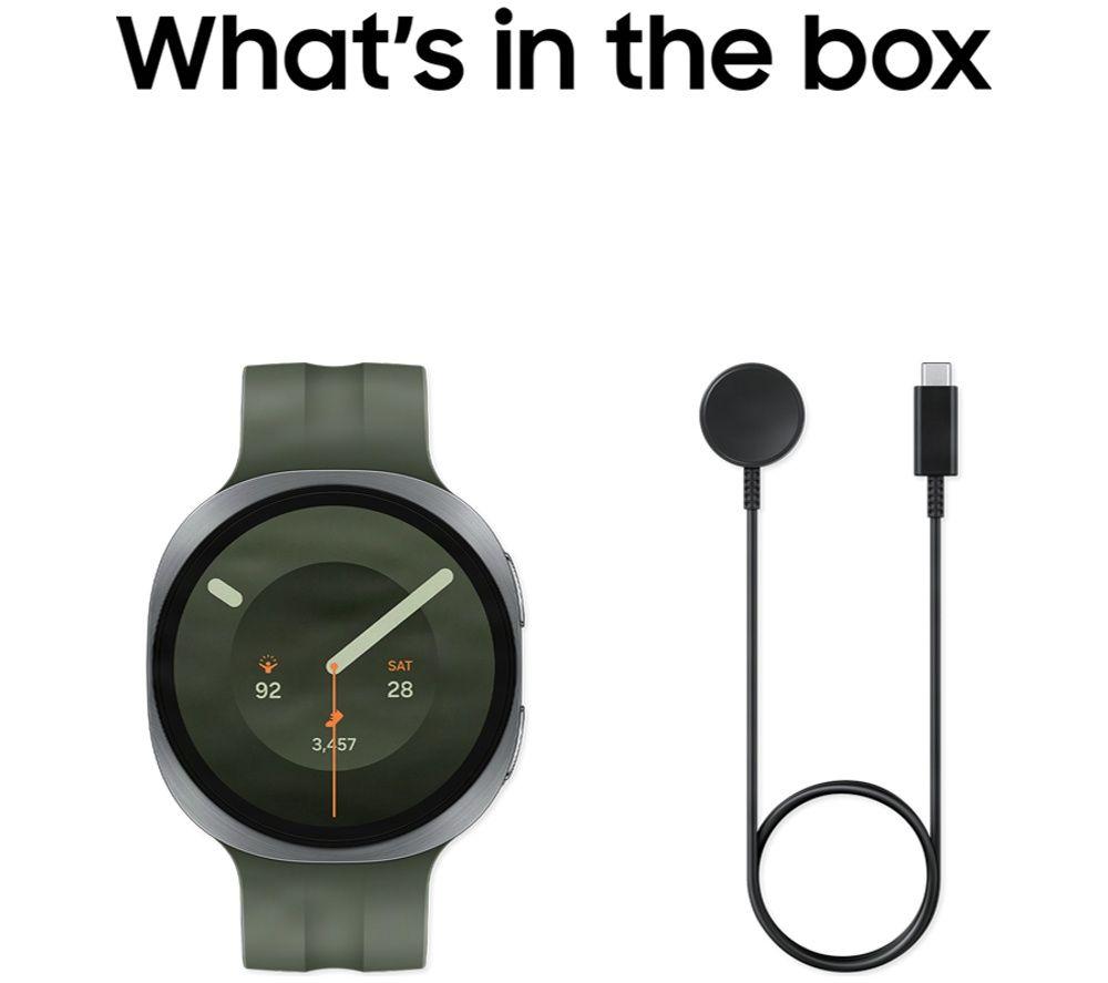 SAMSUNG Galaxy Watch9 LTE - Silver with Olive Sport Band, 44 mm image number 13 of 13