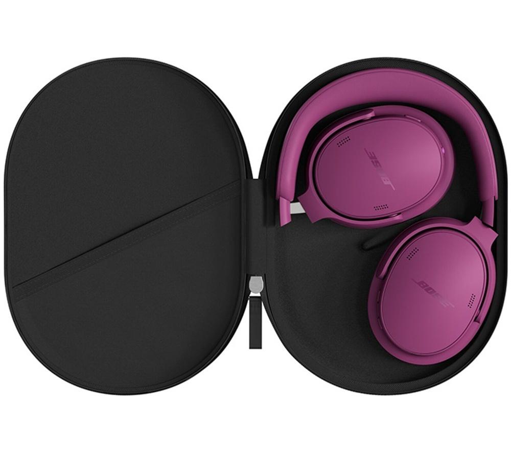 BOSE QuietComfort (2nd Gen) Wireless Bluetooth Noise-Cancelling Headphones - Rosewood Mauve image number 7 of 9