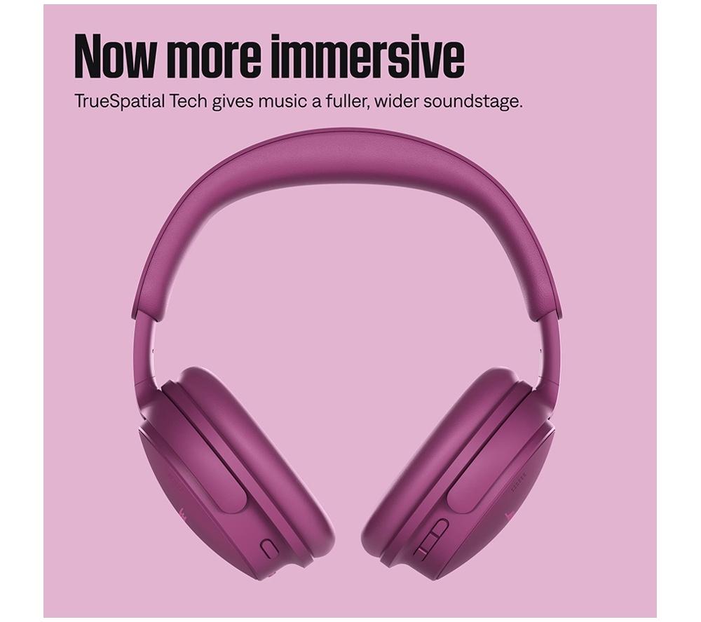 BOSE QuietComfort (2nd Gen) Wireless Bluetooth Noise-Cancelling Headphones - Rosewood Mauve image number 8 of 9