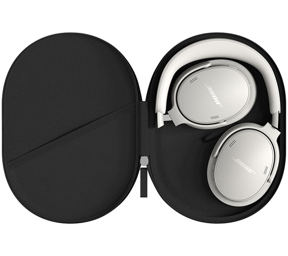 BOSE QuietComfort (2nd Gen) Wireless Bluetooth Noise-Cancelling Headphones - White Smoke image number 8 of 11