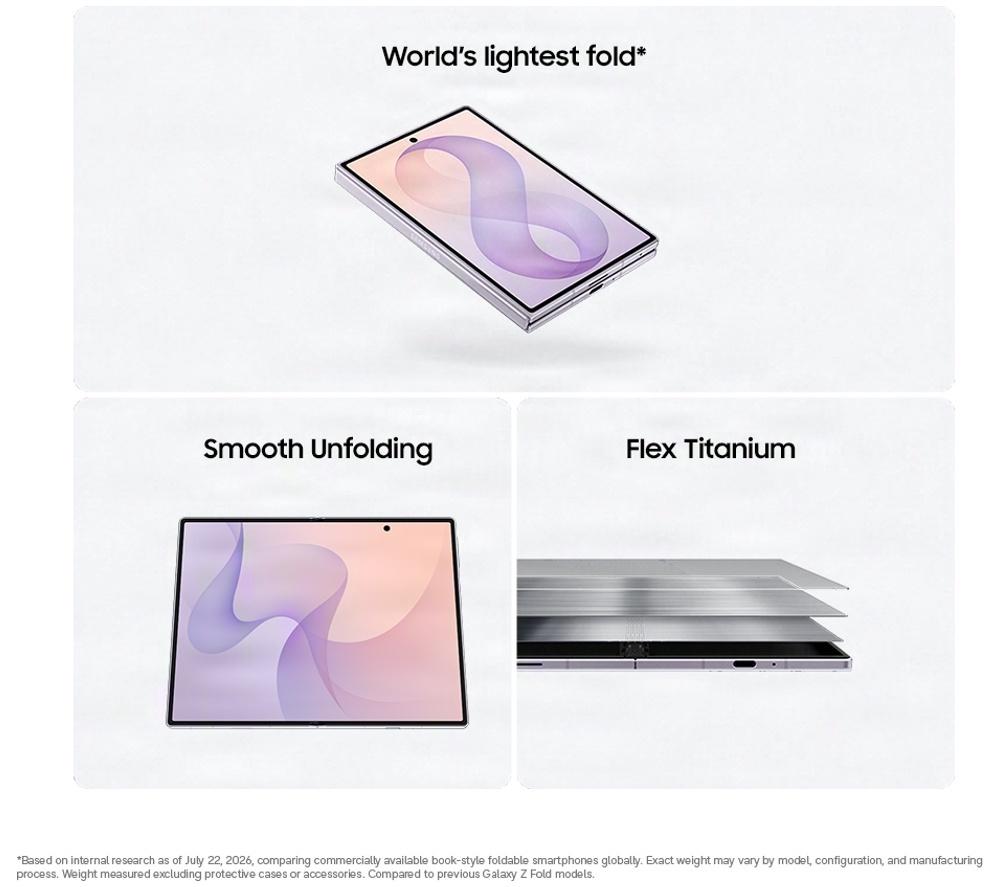 SAMSUNG Galaxy Z Fold8 - 512 GB, Graphite image number 4 of 14