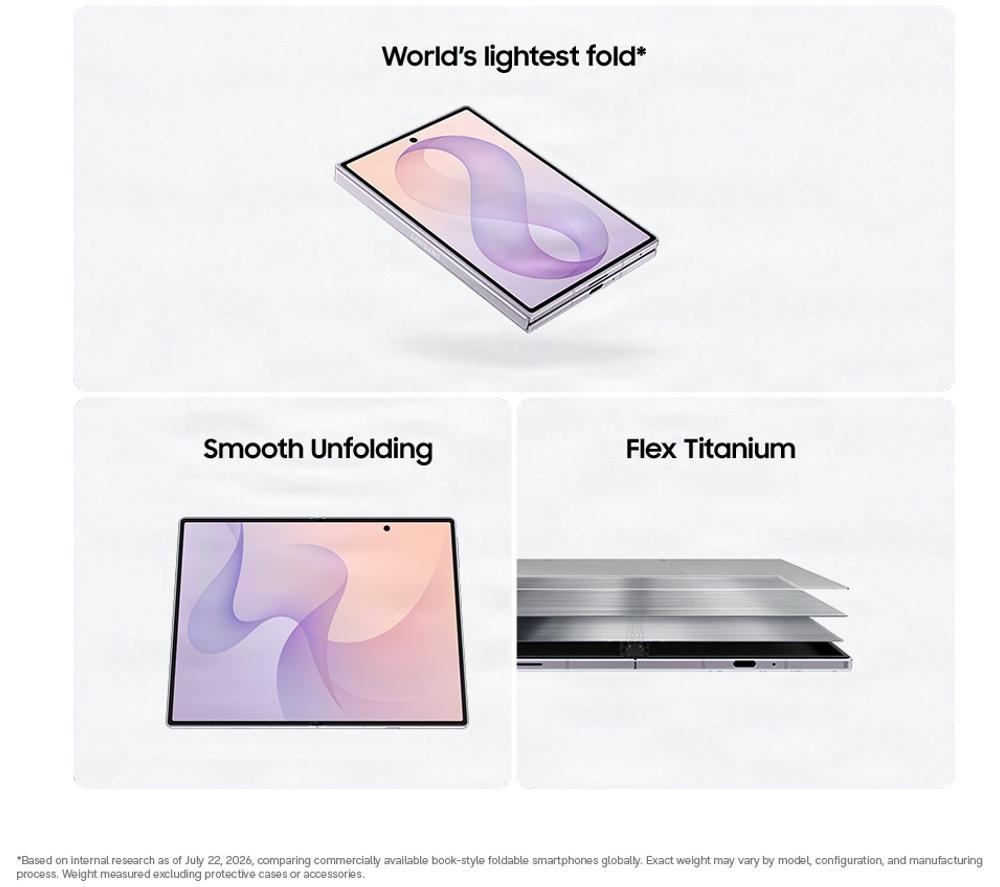 SAMSUNG Galaxy Z Fold8 - 1 TB, Lavender image number 4 of 14
